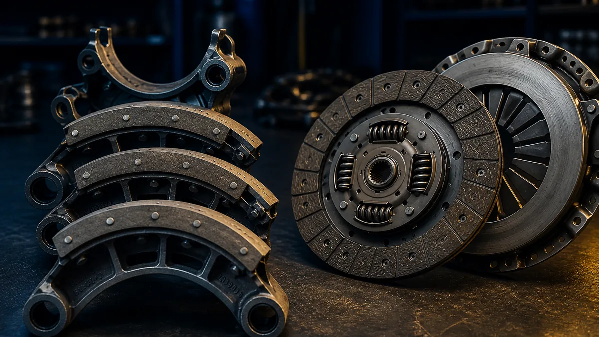 Servicio de empastado de balatas y discos de clutch en el taller
